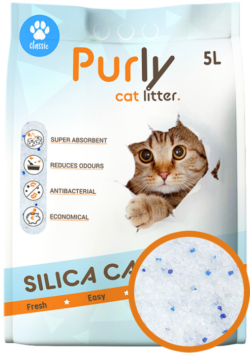 Purly silica kattengrit Classic