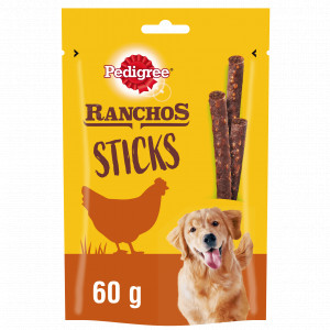 Afbeelding Pedigree Ranchos Sticks - Hondensnacks - Rund 60 g door Brekz.nl