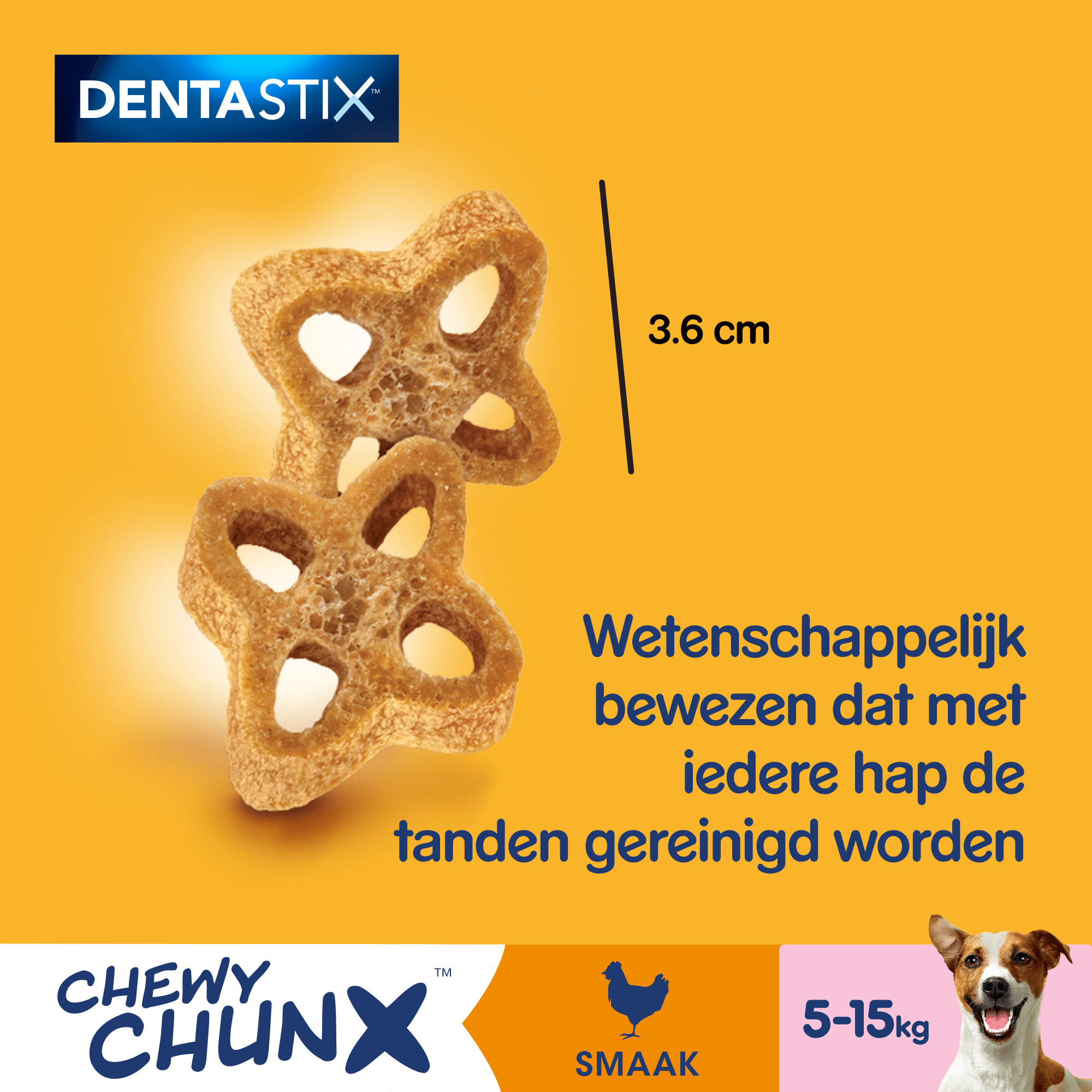 Pedigree Dentastix Chewy Chunx Mini kip Gebitsverzorgende hondensnack