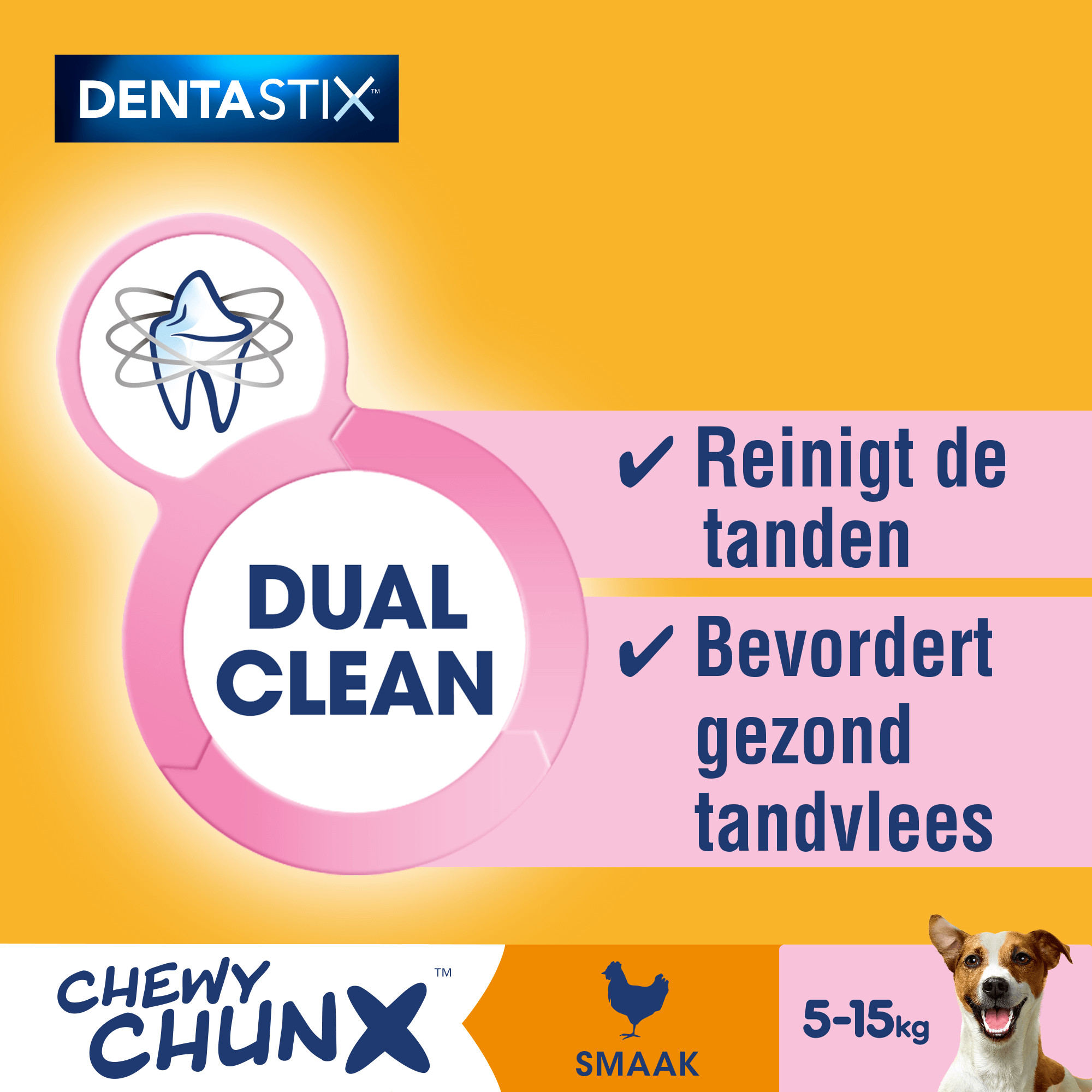 Pedigree Dentastix Chewy Chunx Mini kip Gebitsverzorgende hondensnack