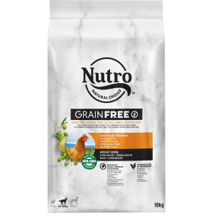 Nutro Grain Free Adult Medium Kip hondenvoer 1.4 kg