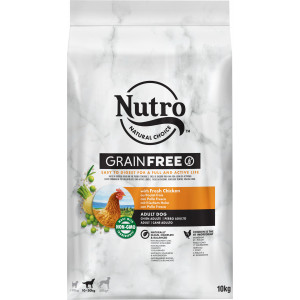 Afbeelding Nutro Grain Free Adult Medium Kip hondenvoer 1.4 kg door Brekz.nl