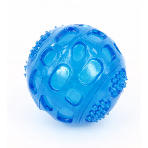 Afbeelding TPR bal voor de hond Blauw L 7½ cm door Brekz.nl