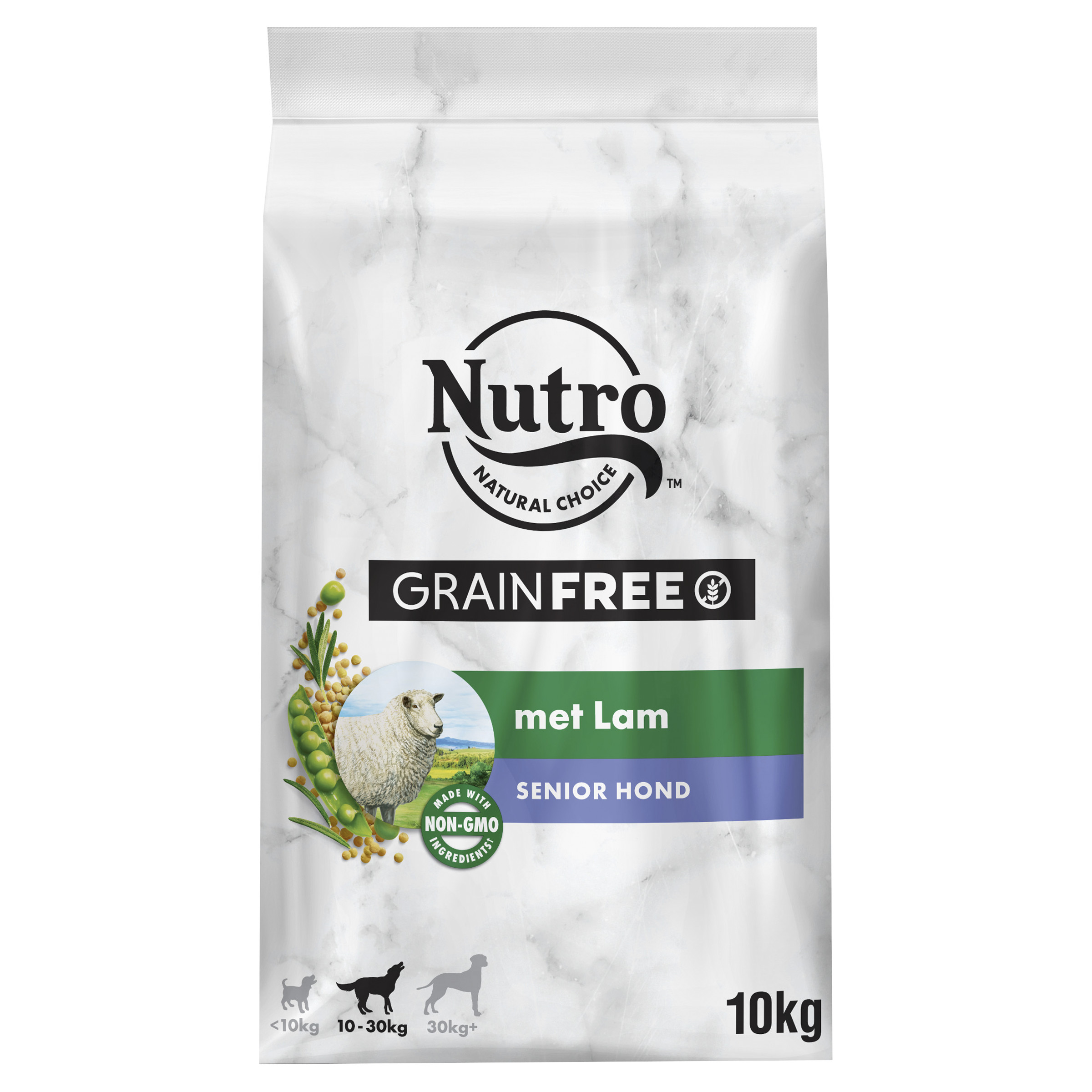 Afbeelding Nutro Senior Grain Free - Hondenvoer - Lam 10 kg door Brekz.nl