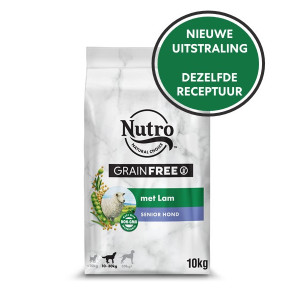 Afbeelding Nutro Senior Grain Free - Hondenvoer - Lam 10 kg door Brekz.nl