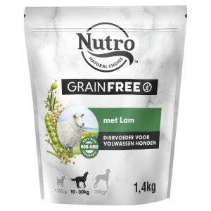 Afbeelding Nutro Grain Free Adult Medium Lam hondenvoer 1.4 kg door Brekz.nl