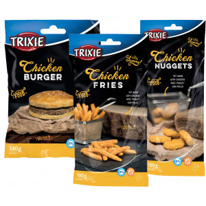 Trixie Chicken Burger - Hondensnacks - 9 cm 150 g