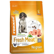 Fokker Fresh Meat No Grain hondenvoer 2 x 2,5 kg