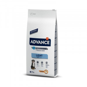 Afbeelding Advance Maxi Light met kip en rijst hondenvoer 14 kg door Brekz.nl