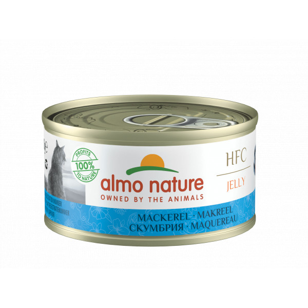 Almo Nature Almo Nature HFC Jelly makreel natvoer kat (70 g) 24 x 70 g