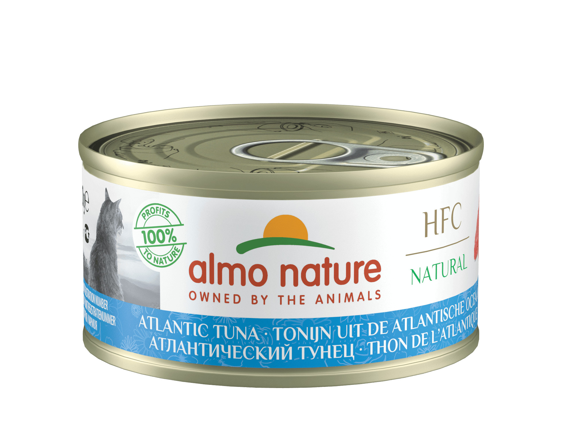 Afbeelding van 6x70 g 70 g Natural Atlantische Tonijn () Almo Nature Kattenvoer