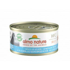 Almo Nature HFC Jelly met gemengde zeevis natvoer kat (70 g) 6 x 70 g