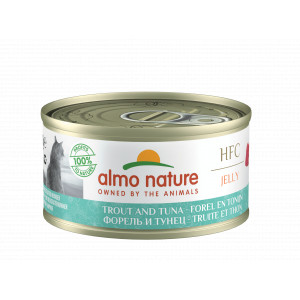 Afbeelding Almo Nature HFC Jelly Forel en Tonijn 70 gr Per 6 (Legend) door Brekz.nl