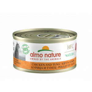 Almo Nature HFC Natural kip en tonijn (70 gram) 24 x 70 g