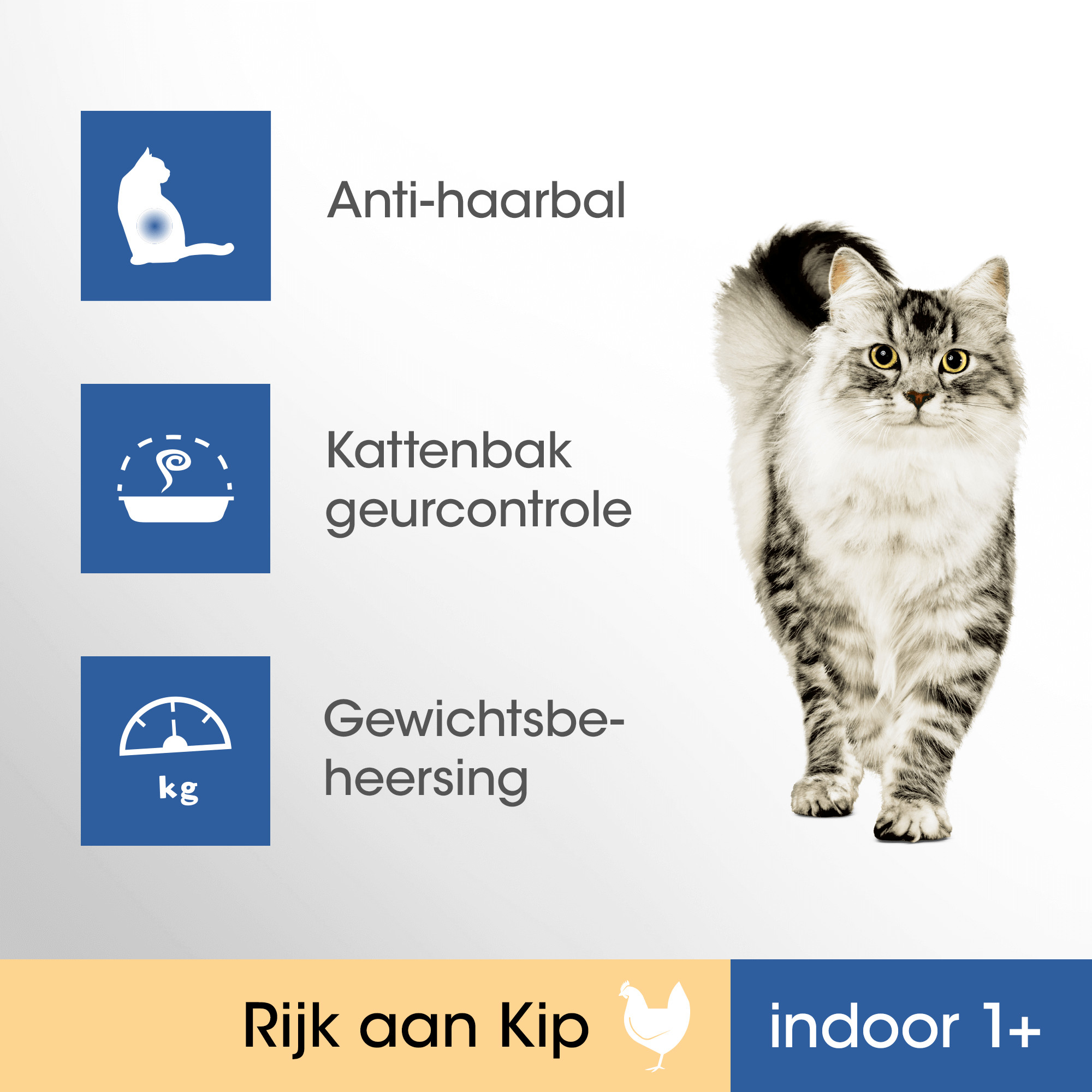 Perfect Fit Indoor 1+  met kip kattenvoer