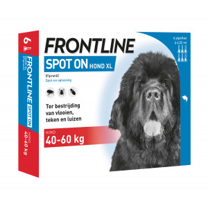 Afbeelding Frontline Spot on Hond XL 6 pipetten door Brekz.nl