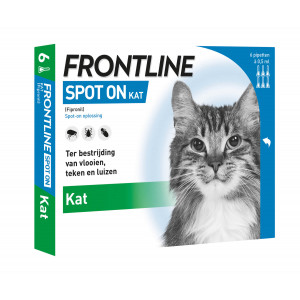 Frontline spot-on anti-vlooienmiddel voor de kat 3 pipetten