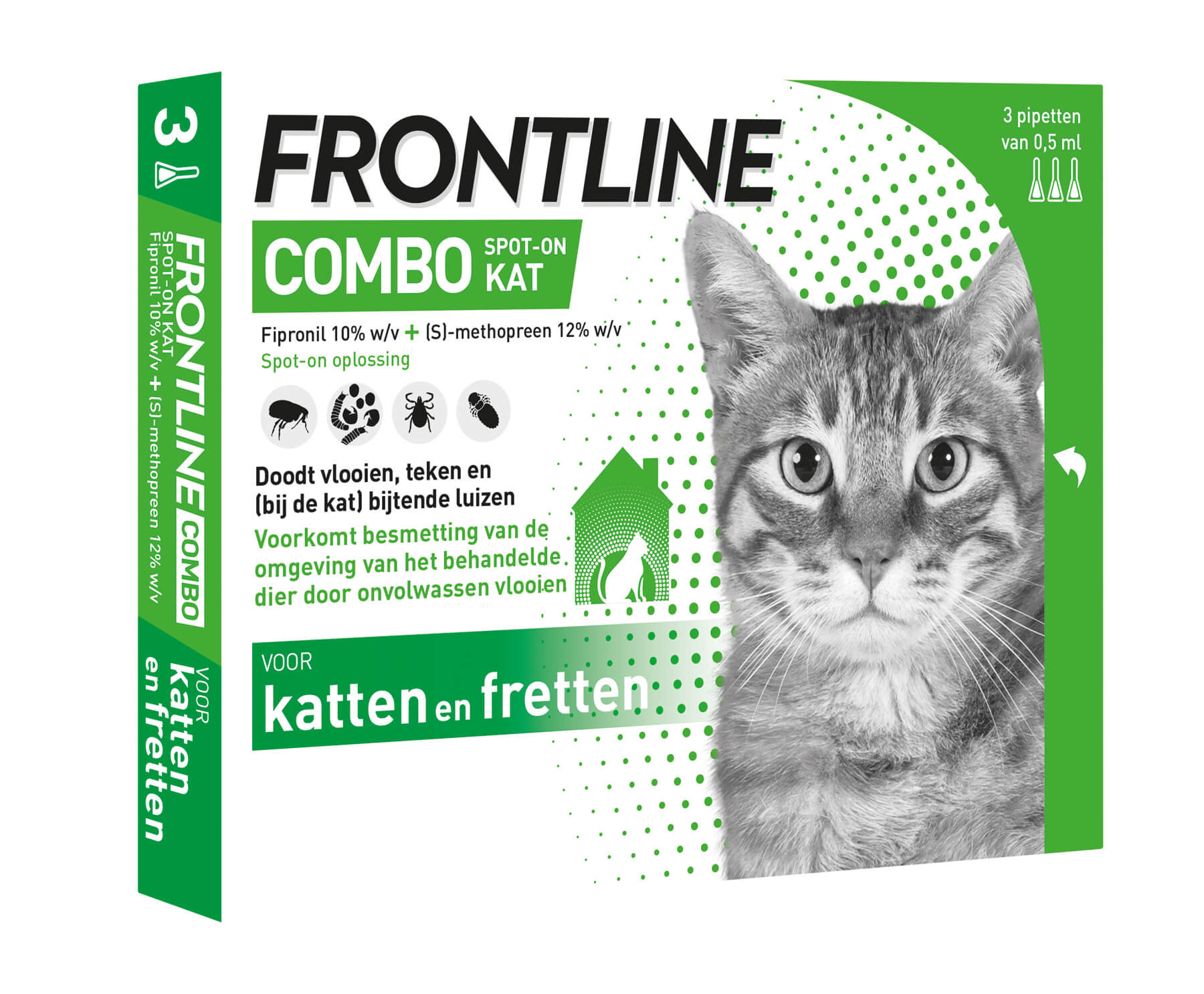 NL-Frontline Combo Spot On kat