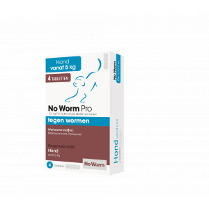 Afbeelding No Worm Pro Hond 4 Tabletten door Brekz.nl