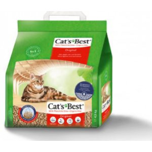 Afbeelding Cats Best Oko Plus Kattengrit 4,3 kg 4,3 kg door Brekz.nl