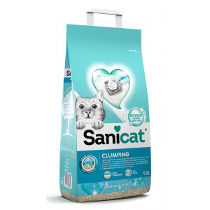 Afbeelding Sanicat Clumping Marseille Zeep kattengrit 2 x 10 liter door Brekz.nl