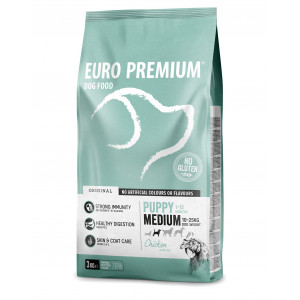 Euro Premium Puppy Medium Chicken & Rice hondenvoer 3 kg