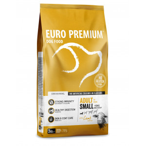 Euro Premium Small Adult Lamb & Rice hondenvoer 12 kg