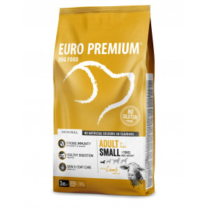 Afbeelding Euro Premium Adult Small w/Lamb & Rice hondenvoer 2 x 3 kg door Brekz.nl