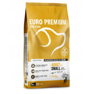 Afbeelding Euro Premium Small Adult Chicken & Rice hondenvoer 12 kg door Brekz.nl