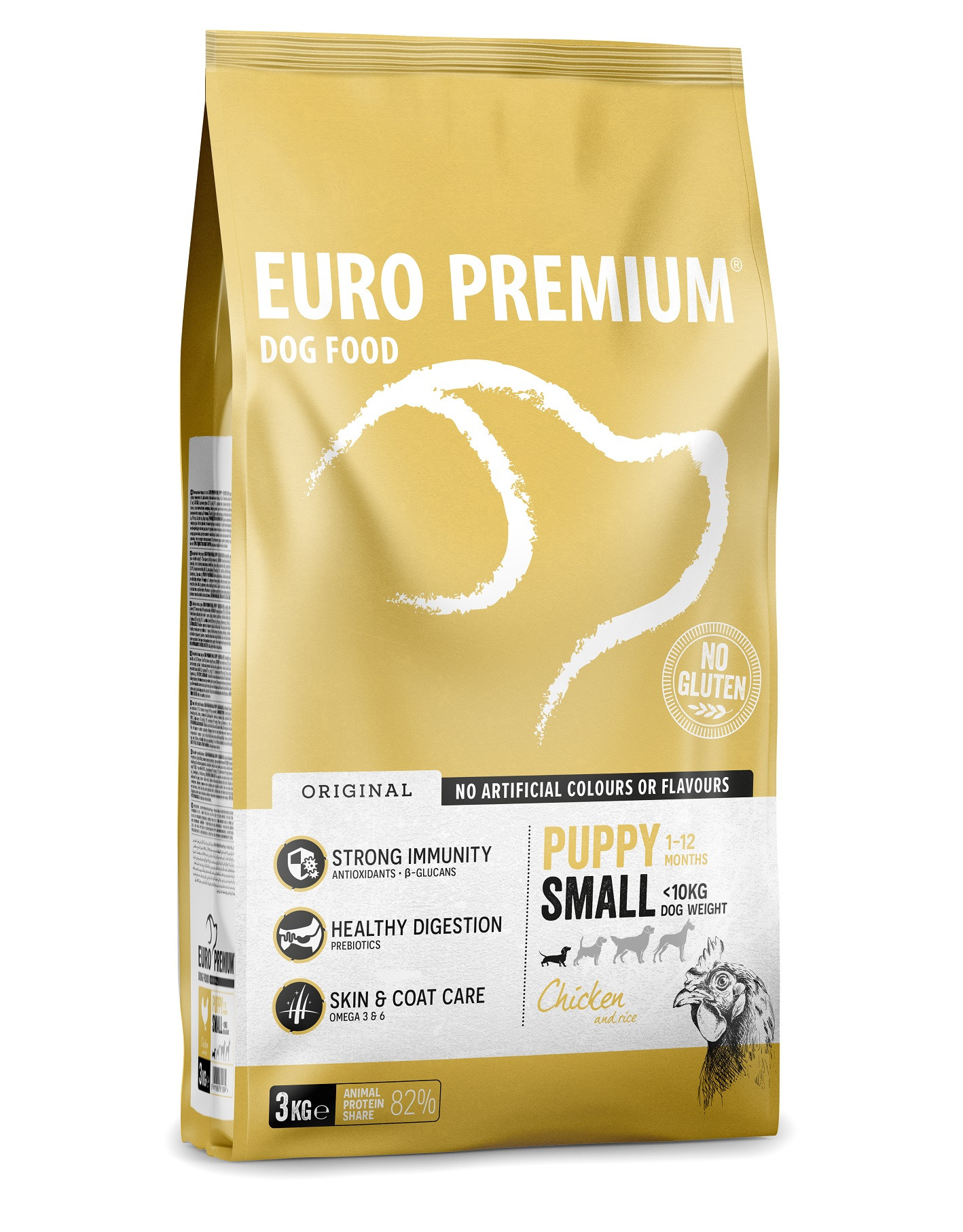 Euro Premium Puppy Small Chicken & Rice hondenvoer