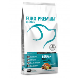 Euro Premium Grainfree Adult Derma+ Salmon & Potato hondenvoer 2 x 10 kg