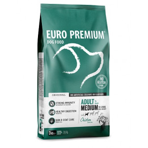 Euro Premium Medium Adult Chicken & Rice hondenvoer