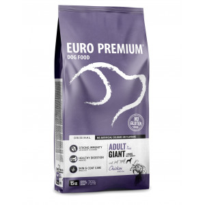 Euro Premium Giant Adult Chicken & Rice hondenvoer 15 kg