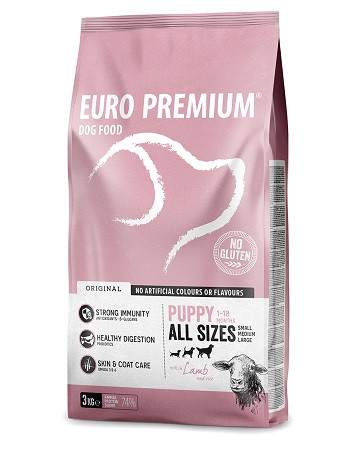 Euro Premium Puppy Lamb & Rice hondenvoer