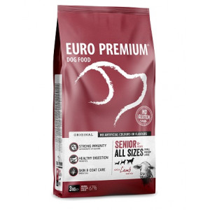 Euro Premium Senior Lamb & Rice 8+ hondenvoer