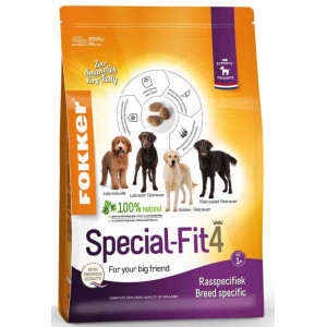 Afbeelding Fokker Special-Fit 4 hondenvoer 2 x 2,5 kg door Brekz.nl