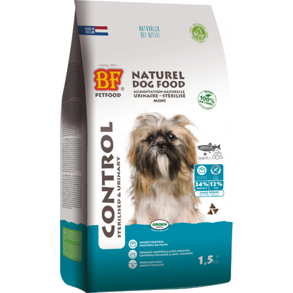 BF Petfood Control Mini Sterilised Urinary met kip hondenvoer 2 x 10 kg