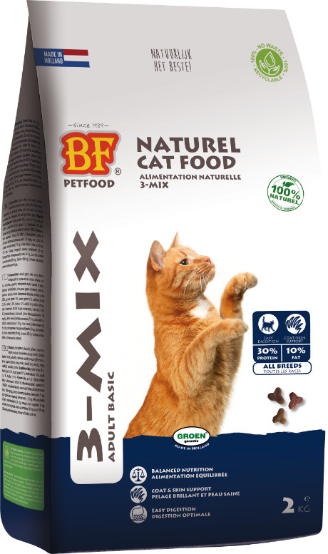 Biofood 3-Mix Adult kattenvoer