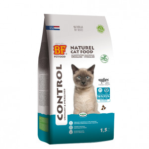 Afbeelding Biofood Control Urinary & Sterilised kattenvoer 10 kg door Brekz.nl