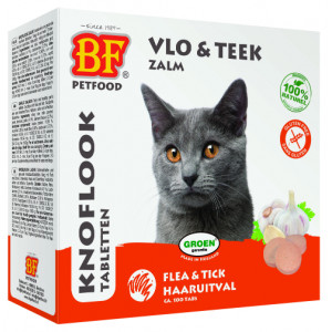 Afbeelding Biofood Tabletten Knoflook Zalm voor de kat Per verpakking door Brekz.nl