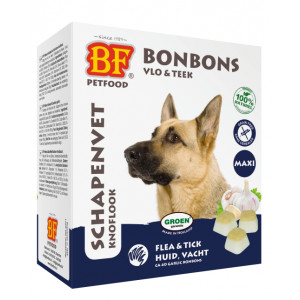 Biofood Schapenvet Maxi Bonbons met knoflook Per verpakking