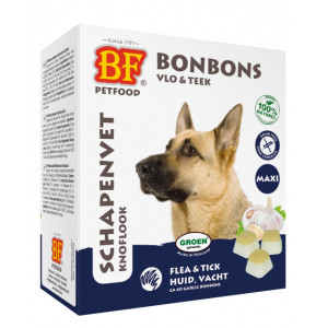 Afbeelding Biofood Schapenvet Maxi Bonbons met knoflook Per verpakking door Brekz.nl