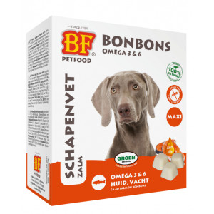 Afbeelding Biofood Schapenvet Maxi Bonbons met zalm Per verpakking door Brekz.nl