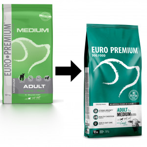 Euro Premium Medium Adult Lamb & Rice hondenvoer