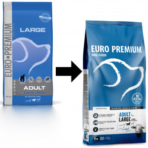 Euro Premium Adult Large Lamb & Rice hondenvoer