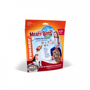 Afbeelding Fokker Meaty Bites hondensnacks S/M 2 x 400 gram door Brekz.nl