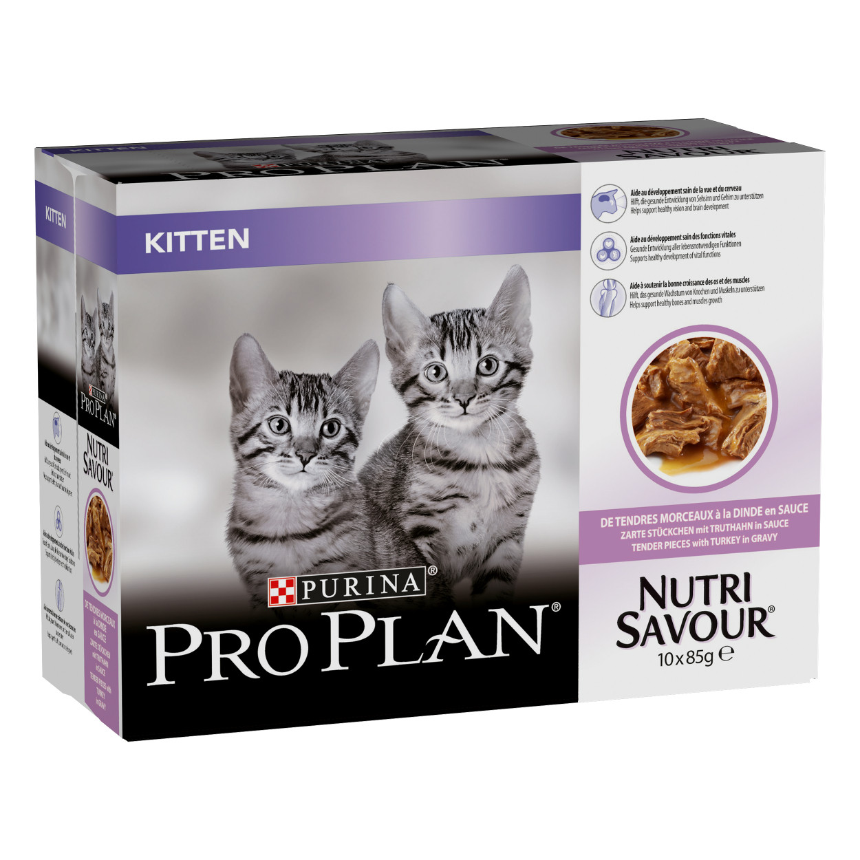 Pro Plan Junior Nutrisavour kalkoen nat kattenvoer