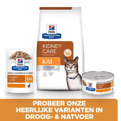 Hill's Prescription K/D Kidney Care kattenvoer kip