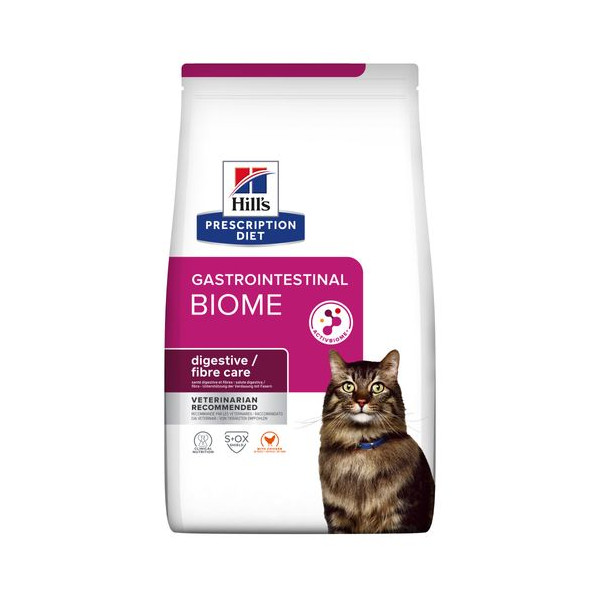 Hill's Hill's Prescription Diet Gastrointestinal Biome kattenvoer met kip 2 x 1,5 kg