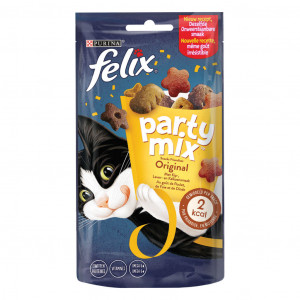 Afbeelding Felix Party Mix Original kattensnoep 60 gram 4 x 60 gr door Brekz.nl